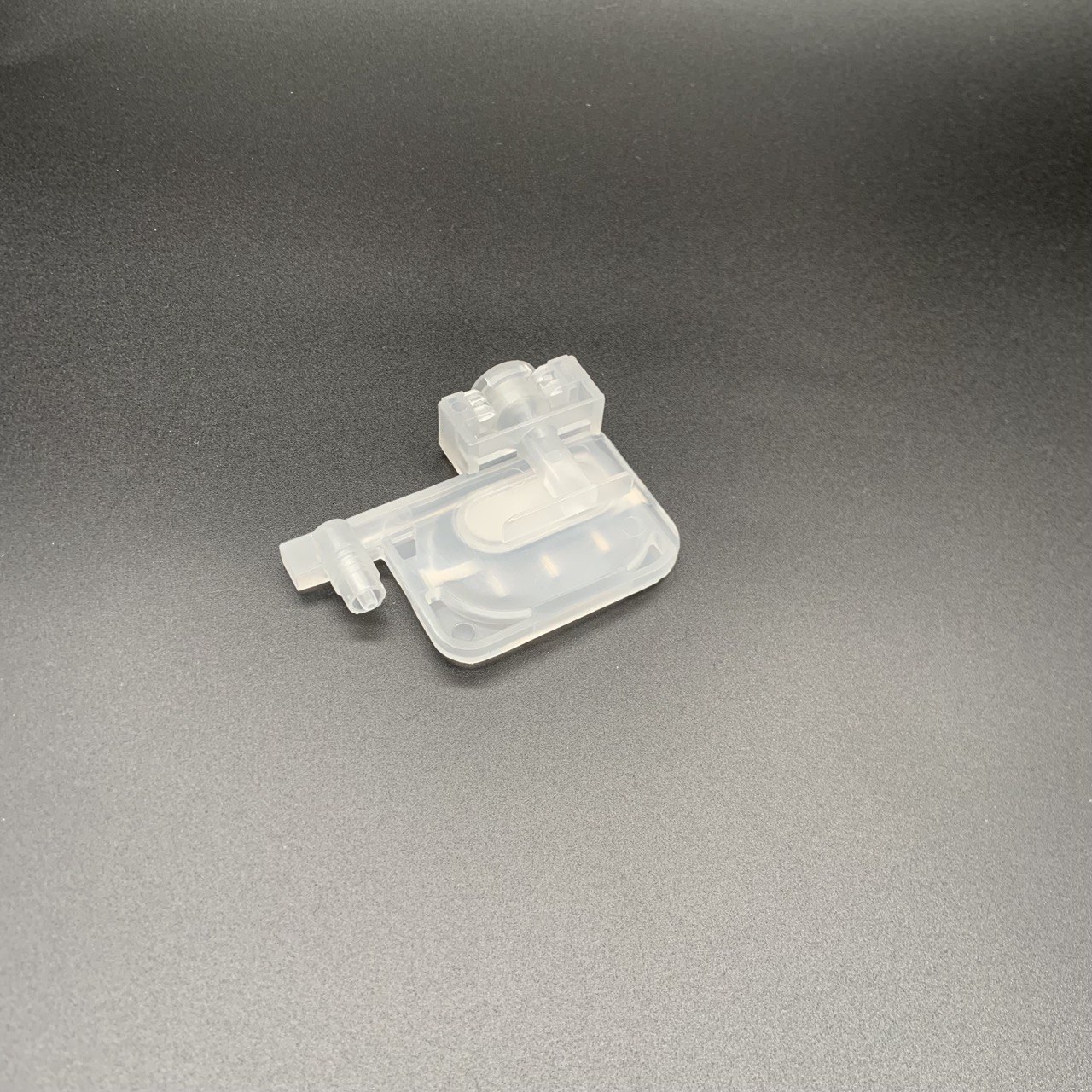 Демпфер печатающей головки DX5 посадка-прямоугольник гайка M6, малый (белый) — фото 1