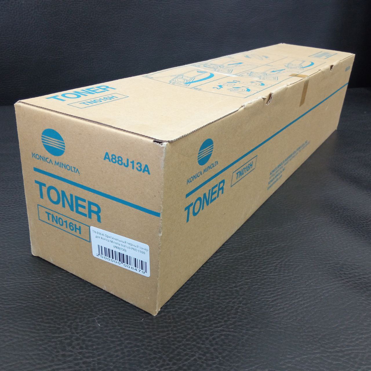 TN-016K Оригинальный черный тонер для Konica Minolta bizhub PRO 1100 (A88J150) — фото 1